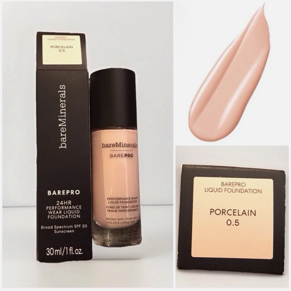 bareMinerals BAREPRO Liquid Foundation - Porcelain 0.5